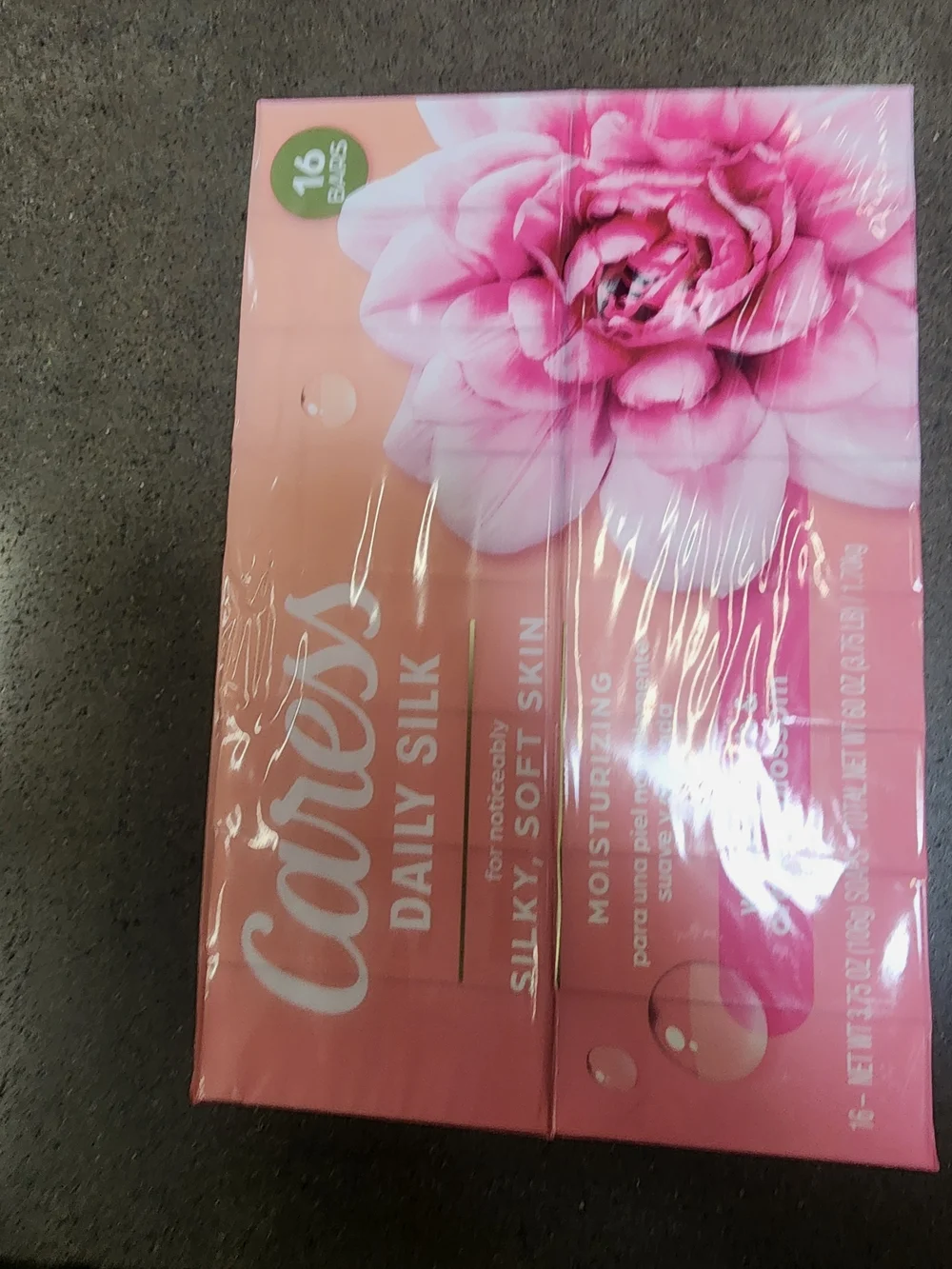 Caress Daily Silk Moisturizing Soap Bars - White Peach & Orange Blossom (Pink)